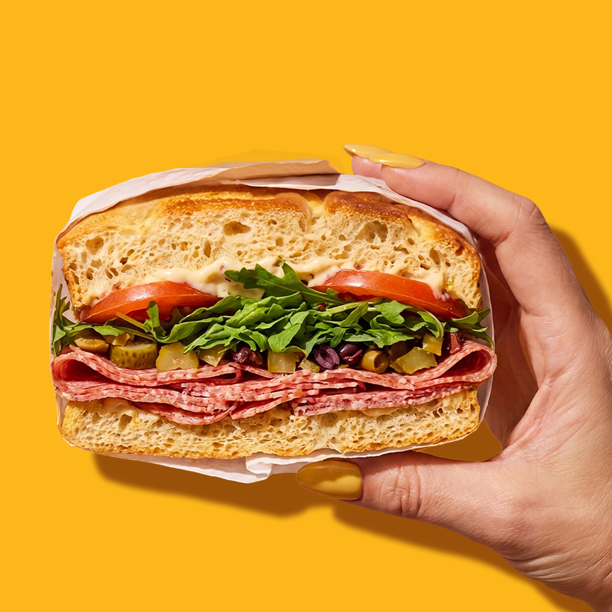 Salami Classico Panini Platter